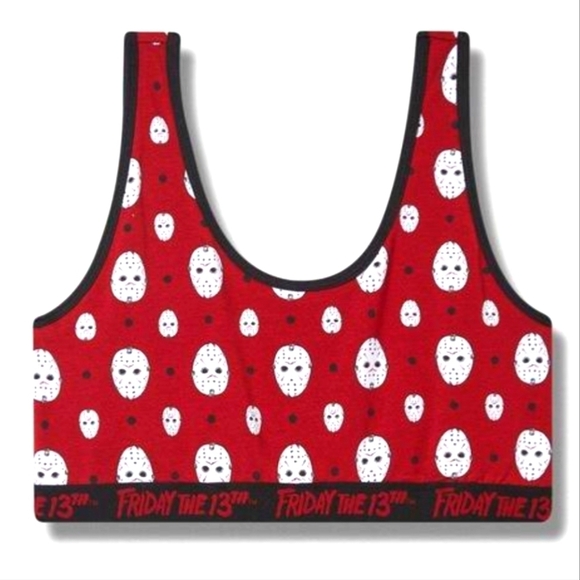 Torrid Friday The 13th Cotton Scoop Neck Bralette, size 4x, new - Picture 1 of 7